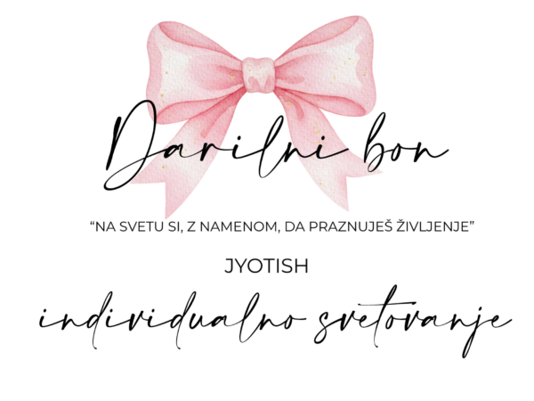 Darilni bon za individualno Jyotish svetovanje